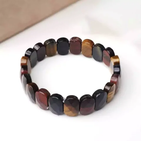 Multi Tiger eye Flat Oval