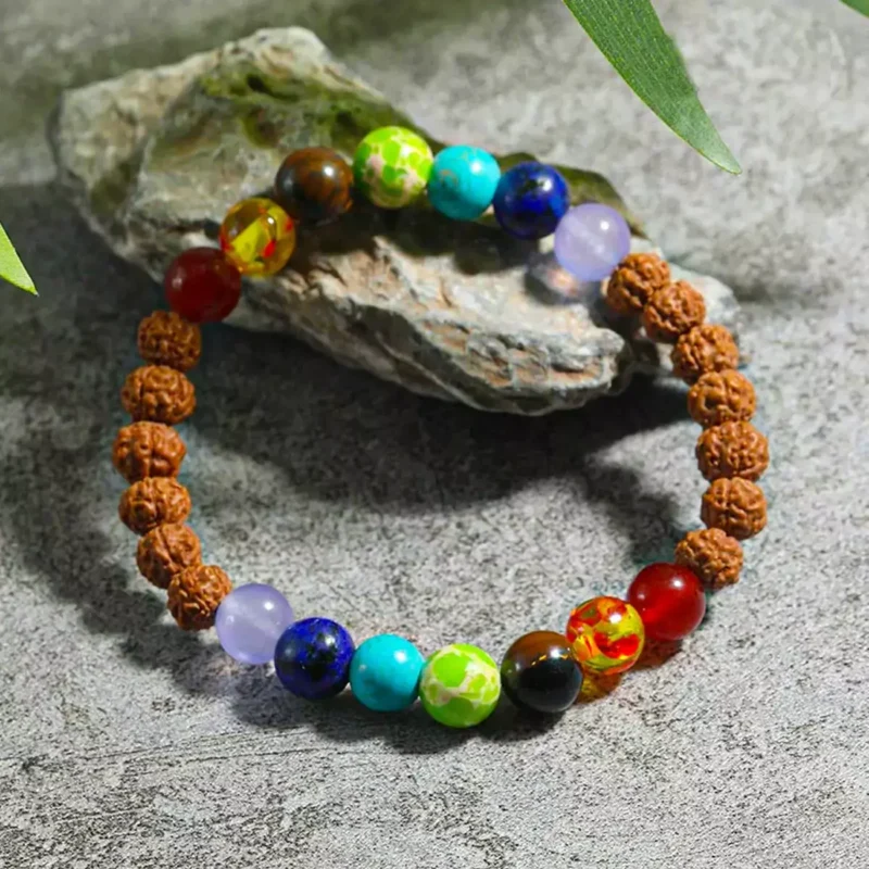 Seven chakra with Rudrakash